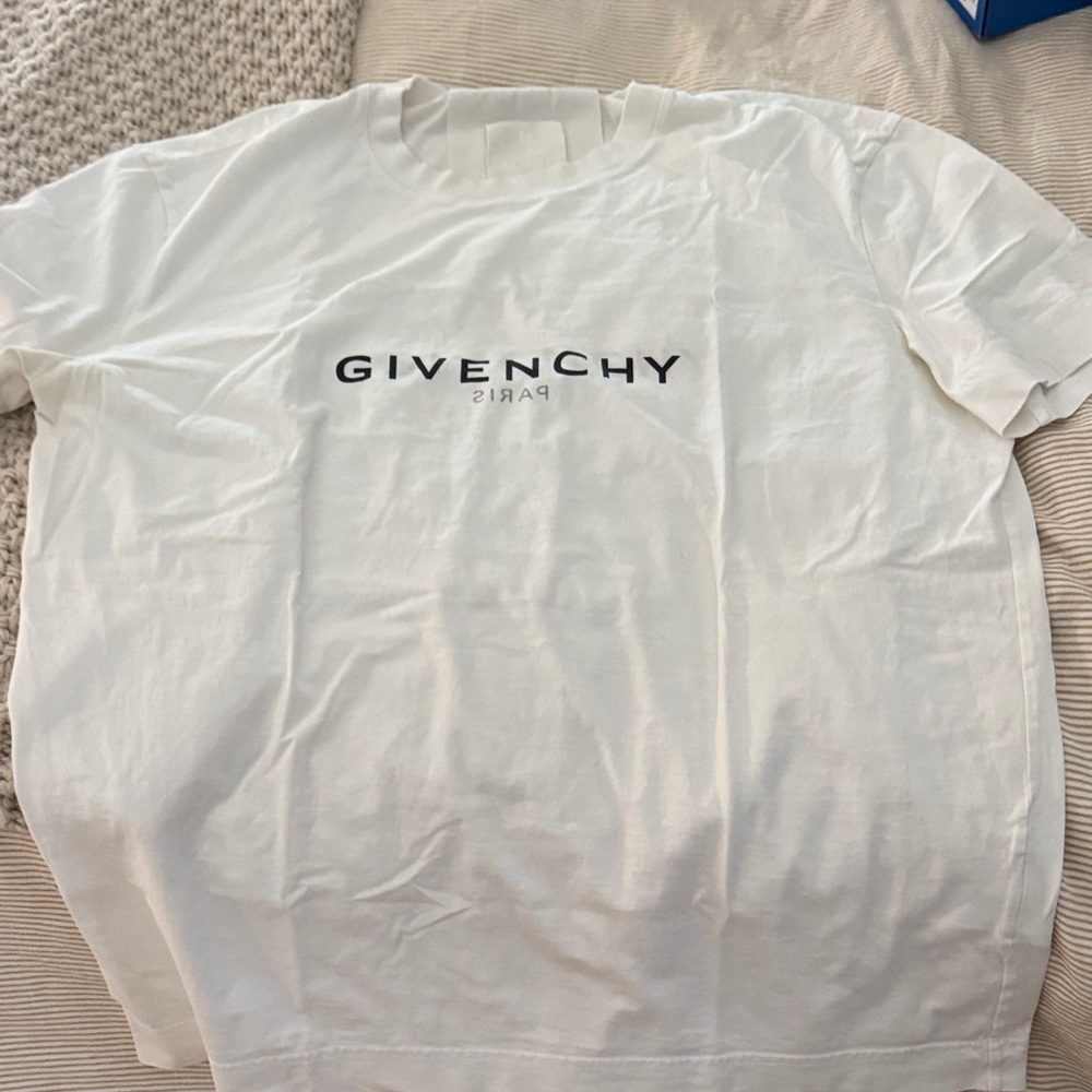 Givenchy White Logo Tee